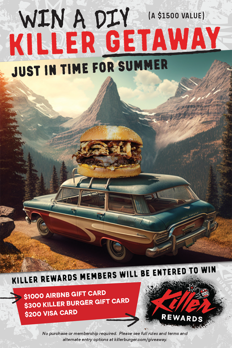 Giveaway Killer Burger Getaway Killer Burger